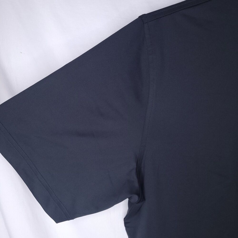 Peter Millar Summer Comfort Polo Shirt Mens Medium Black Short Sleeve - Picture 3 of 12